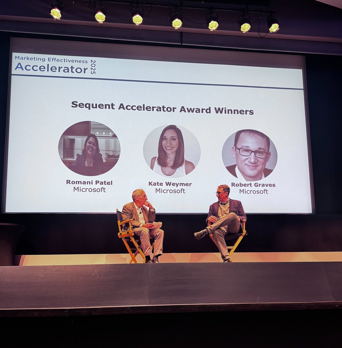 the_ARF's tweet image. Congratulations to the Sequent Accelerator Award winners: Perry Papadopoulos of @AdelaideMetrics
and Romani Patel, Kate Weymer, and Robert Graves of @Microsoft. This award celebrates technical advances in key aspects of #marketinganalytics. #ARFAccelerator #MMM