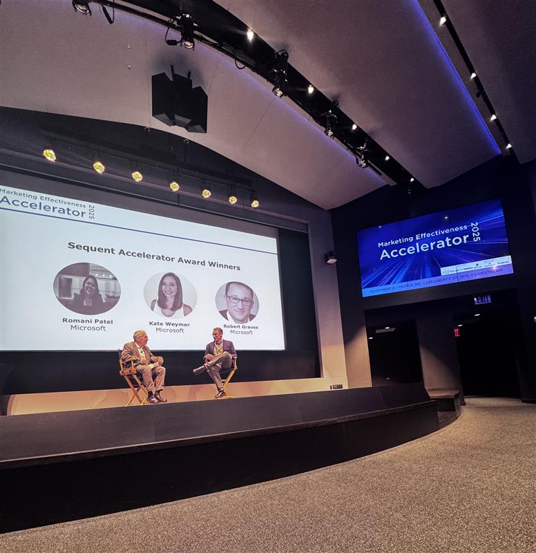 the_ARF's tweet image. Congratulations to the Sequent Accelerator Award winners: Perry Papadopoulos of @AdelaideMetrics
and Romani Patel, Kate Weymer, and Robert Graves of @Microsoft. This award celebrates technical advances in key aspects of #marketinganalytics. #ARFAccelerator #MMM