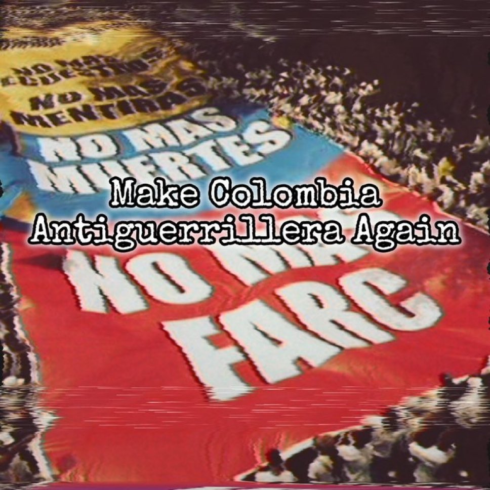 La marcha más grande la historia de este país fue contra la Guerrilla.

No podrán borrar la historia.