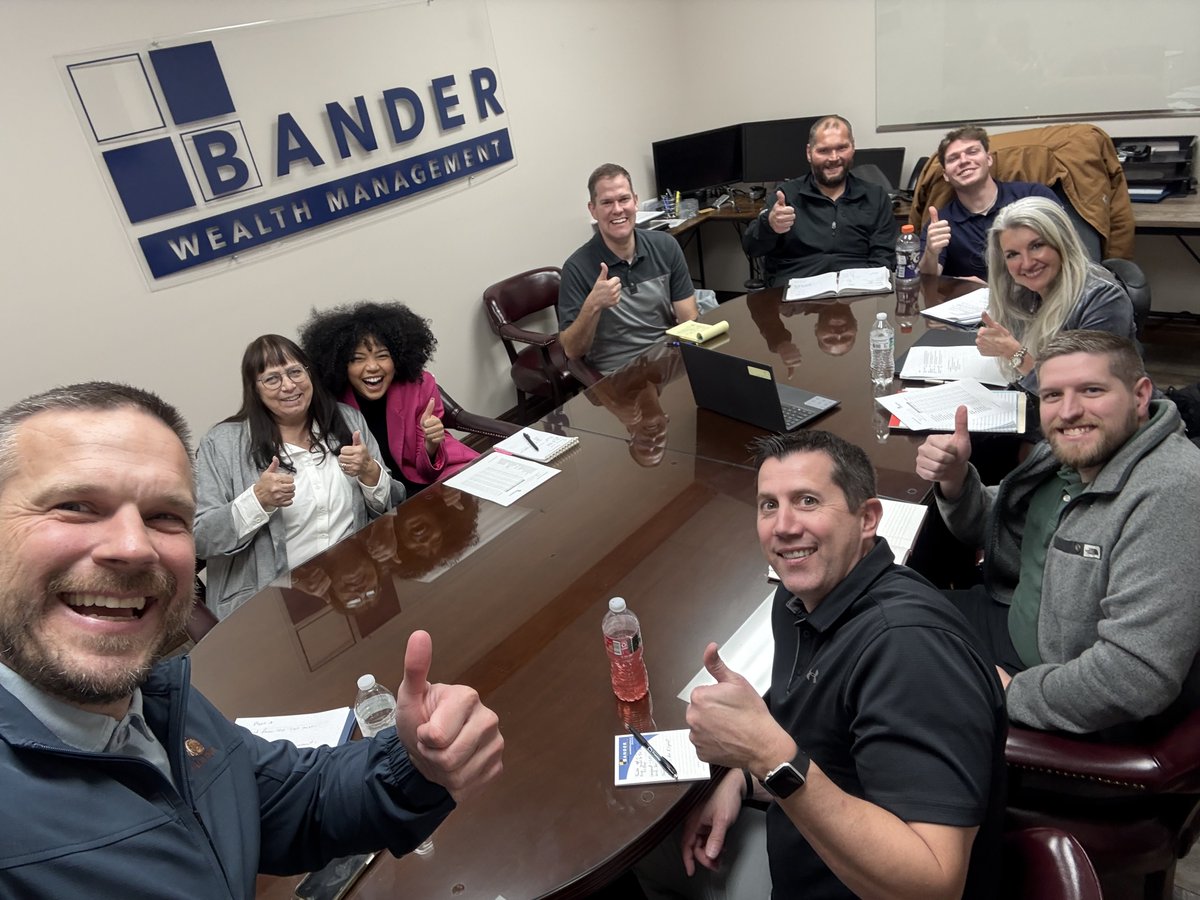 Team moments matter.

We spent time this week aligning on goals, refining strategy, and building momentum for a strong finish to the year. Grateful for the people around the table who make the work meaningful.

Visit banderwealth.com