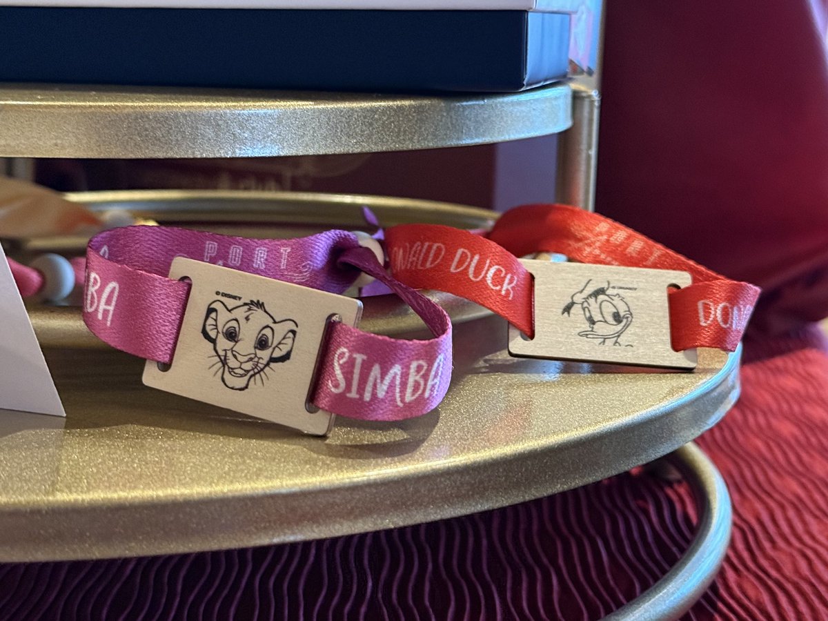 ScottGustin's tweet image. Here’s a look at the Port Adventure  wristbands that will eventually replace the character stickers across the Disney Cruise Line fleet. 

When you go on an excursion, you’ll get a wristband instead of the disposable character sticker.