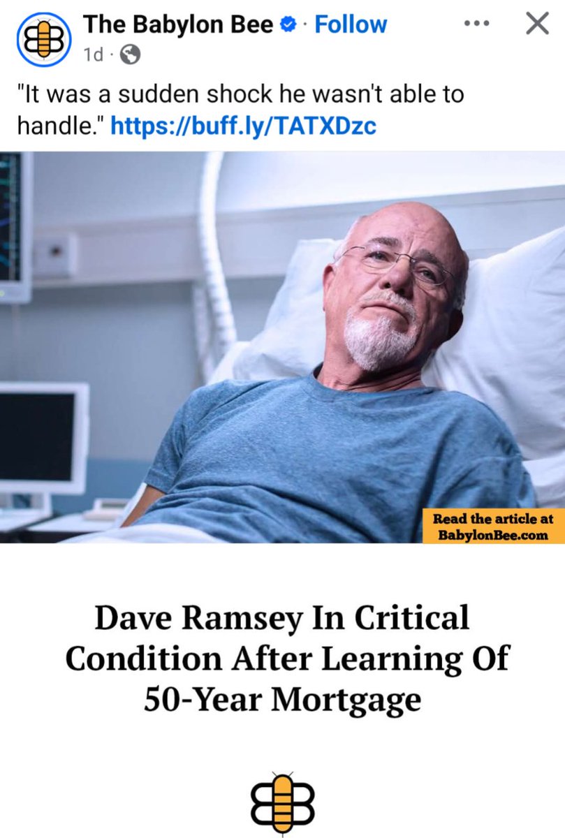 PigsLearn's tweet image. A 50 year Mortgage!!!
Is Dave Ramsey ok???