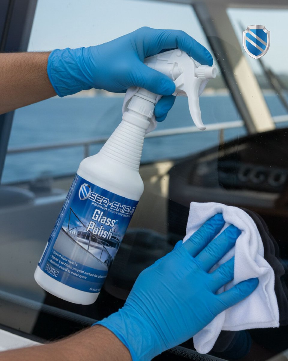 SeaShield's tweet image. Glass Polish 32oz
Sea-Shield® Glass Polish is a completely water-based solution and can be used to remove hard water spots, light scratches, and stains providing a clean and prepped surface for the Sea-Shield Nano Glass Protection System or any other glass protection.
.…