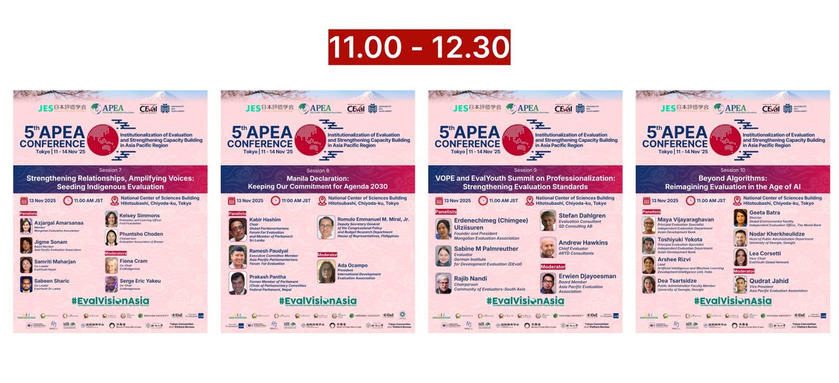 Asia Pacific Evaluation Association tweet media