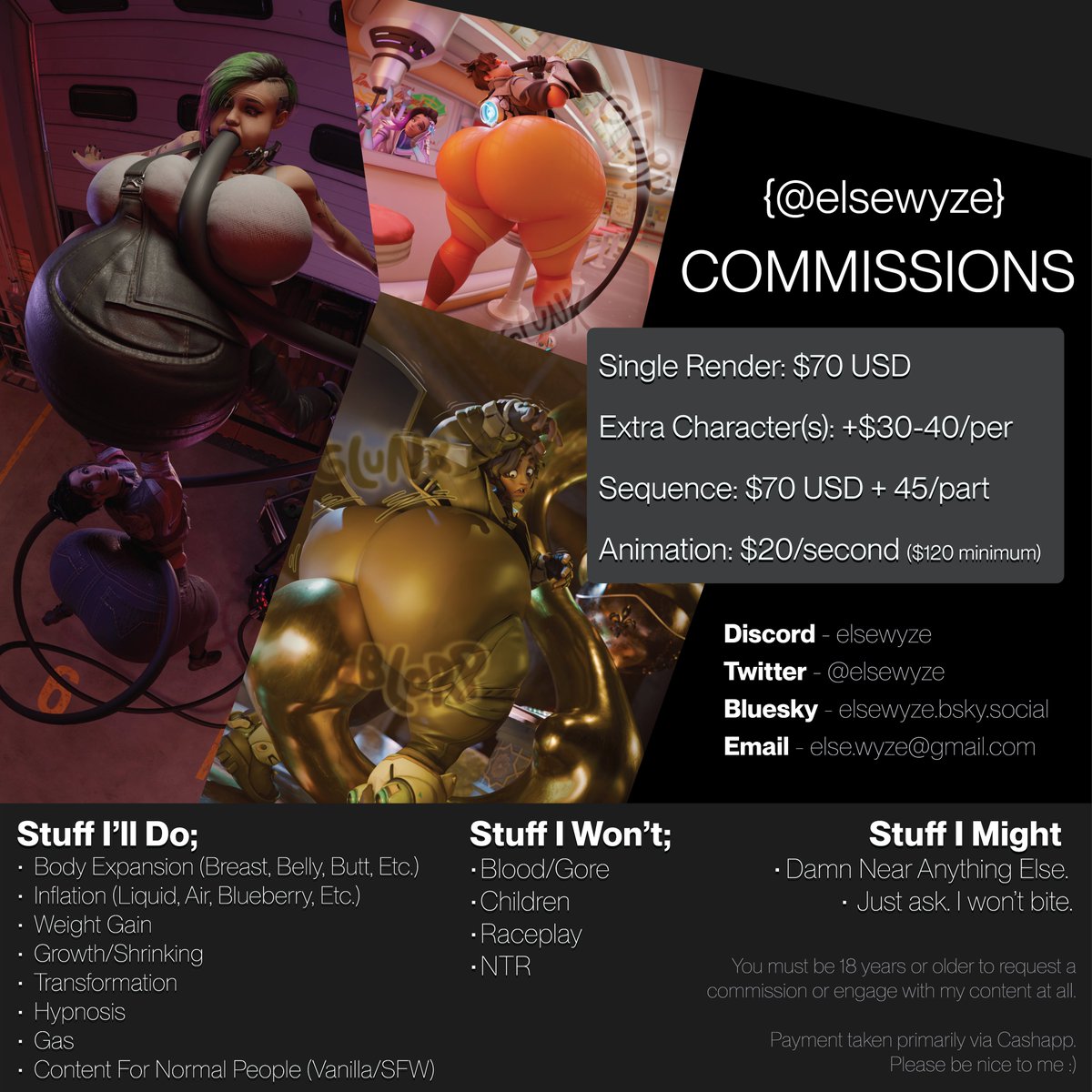 Elsewyze🔞 (COMMS OPEN) tweet media