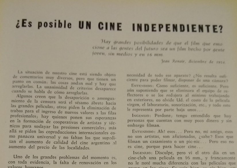 agustin_durruty's tweet image. Un repaso por las revistas de los años 50 y 60, del reclamo de renovación en “Gente de cine” y “Cuadernos de cine” a las discusiones sobre lo viejo y lo nuevo en “Cinecrítica” y “Tiempo de cine”.