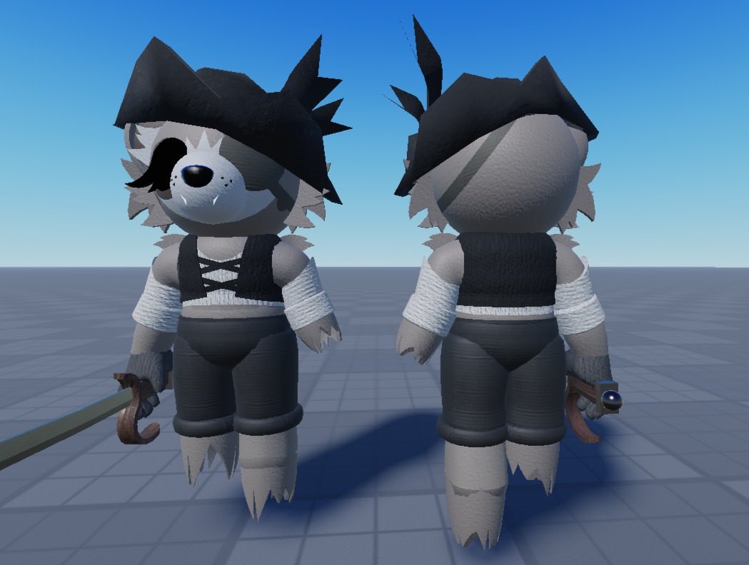 TheOlibot3000's tweet image. Ghosty huzzah #piggy #piggyroblox