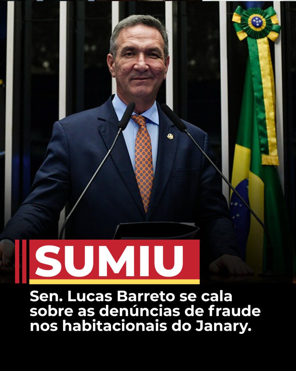 SomosAmapa's tweet photo. SUMIU: Lucas Barreto parece fechar os olhos para a realidade dos inscritos no programa Minha Casa, Minha Vida do Residencial Janary Nunes. Enquanto muitas famílias esperam por respostas, o silêncio continua. https://t.co/TScuy278TA