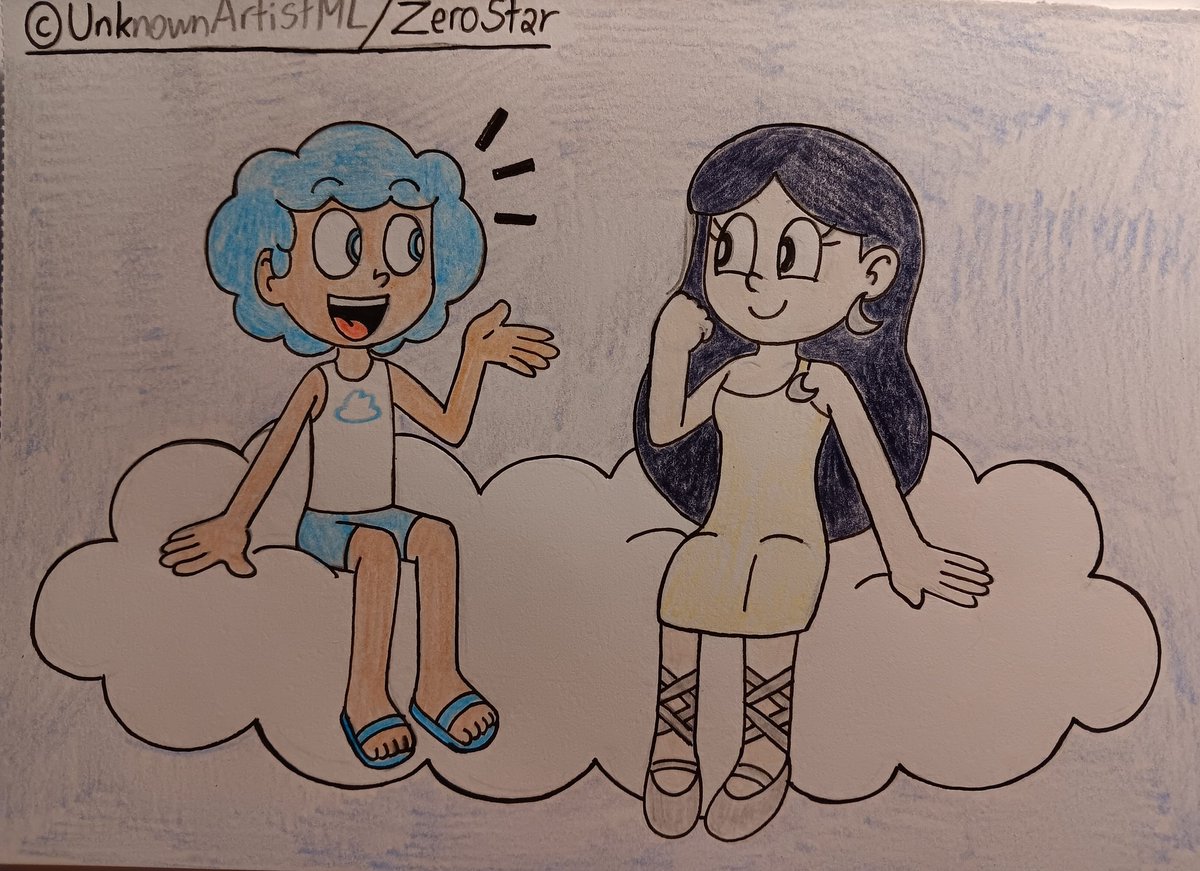 UnknownArtistML's tweet photo. Bea is having a nice, friendly chat with Misuki in the clouds.
I wonder what he's discussing about to his new friend?

Mizuki by ZeroStar on Bluesky.

#UnknownArtistML #ZeroStar #Bea #Misuki #Artwork #OC #TraditionalArt https://t.co/5L5NyprbwM
