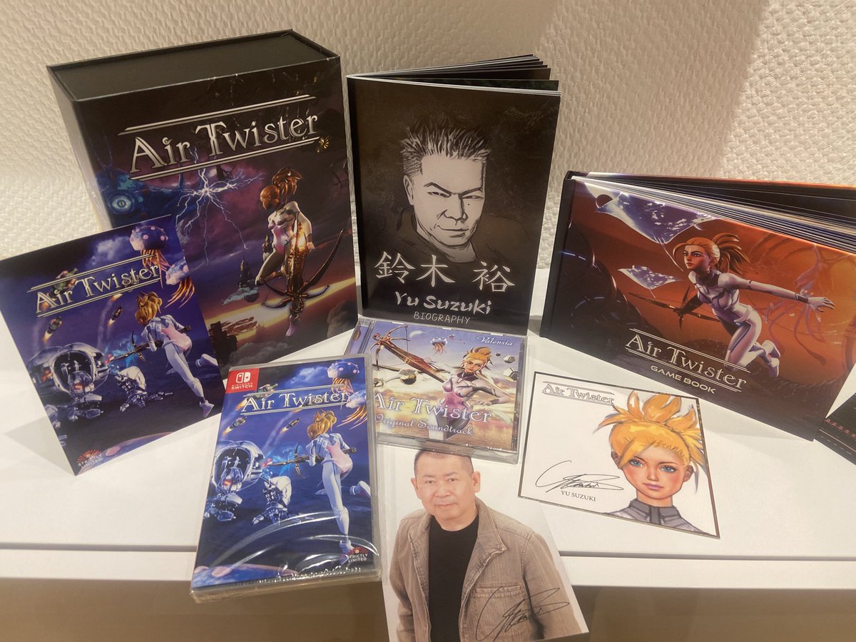 My #AirTwister Collector’s Edition just arrived from <a href="/RealStrictlyLTD/">Strictly Limited Games</a> 🌪️
You see what’s inside!! The quality is absolutely insane! 🤯

For €69.99, this is just crazy value. 

A beautiful package for any Yu Suzuki fan. 💫

Grab yours here 👉 strictlylimitedgames.com/collections/ai…