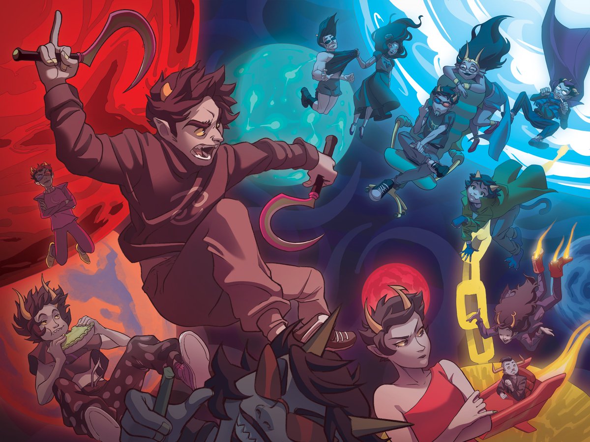 my piece for the 2026 #homestuck calendar!