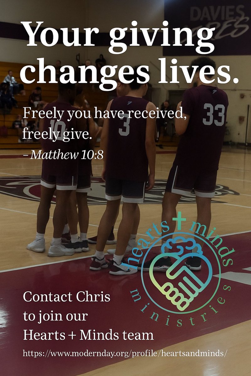 I have more opportunity. This means more time! Help me serve student athletes. A little goes a long way.