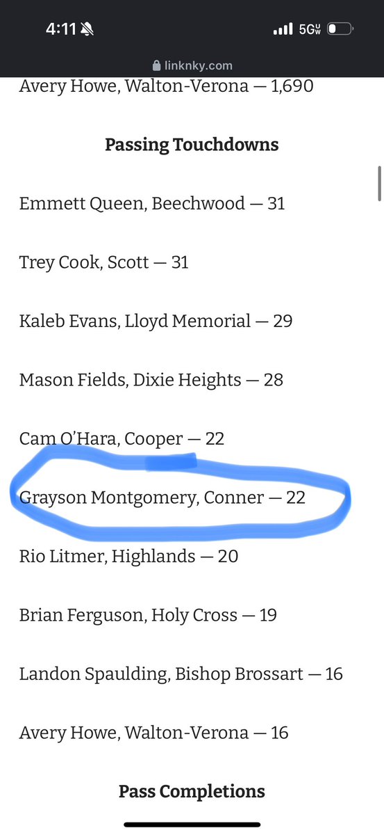 Grayson Montgomery QB 2026 ✝️ tweet media