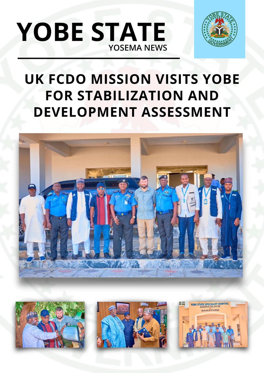 🇬🇧🤝🇳🇬 Welcoming the UK FCDO to Yobe State! The delegation conducted a fact-finding mission to strengthen resilience, essential services &amp; community well-being. Together, we advance inclusive recovery &amp; sustainable development. #YobeState #UKFCDO