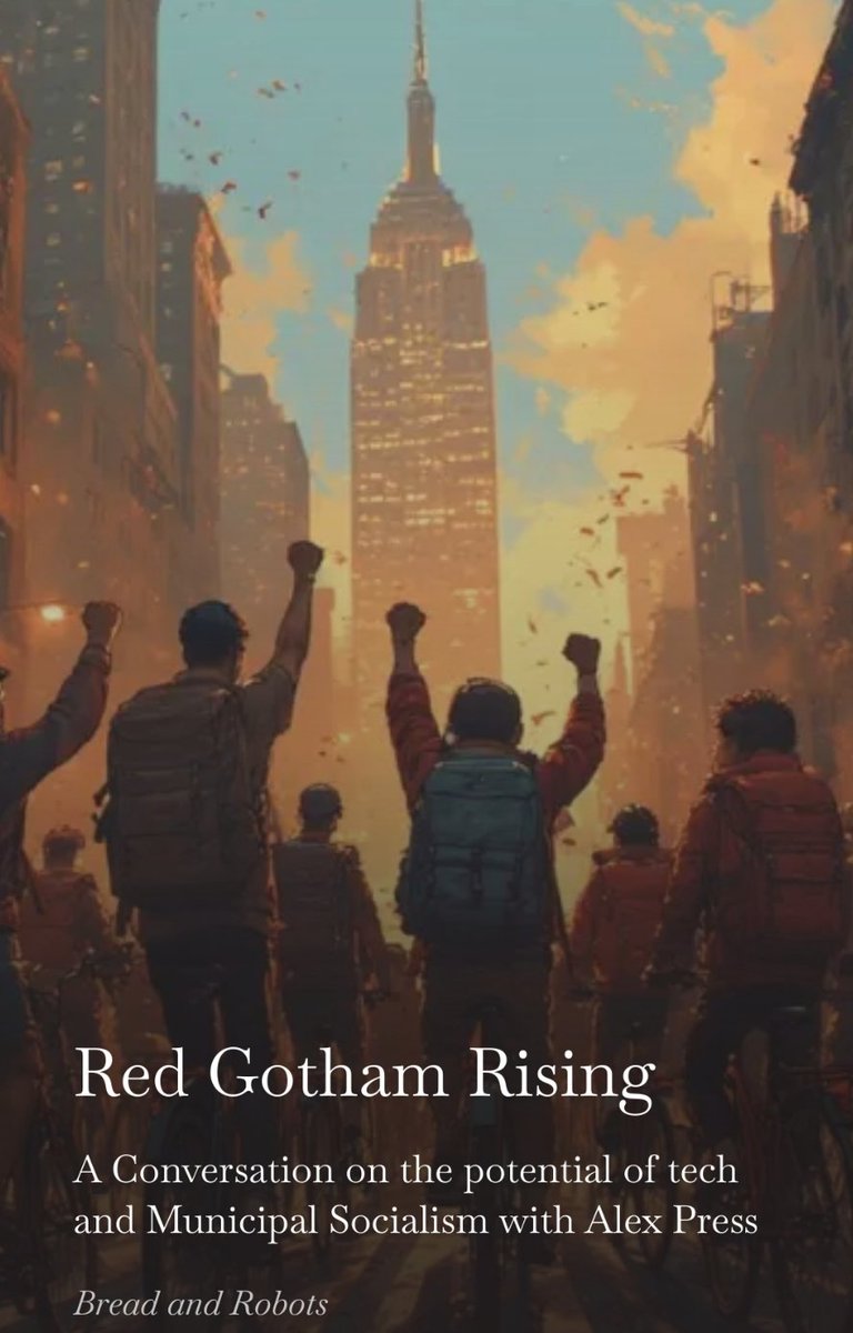 breadandrobots's tweet image. New episode:

I talk with @alexnpress from @jacobin about how the @ZohranKMamdani moment opens new space to build a #technoprogressive city — a portal to an internationalist urban #DemocraticSocialism, with @nycdsa &amp;amp; @NYCDSATechWG as the model.

🎧 tinyurl.com/j8e6jtbu