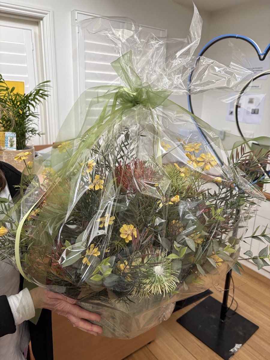CLAN_AU's tweet photo. Meet Jenny &amp; her granddaughter Ava, they visited the AOM yesterday with a gift 
Jenny a florist wanted to donated a floral display drove from Melbourne as she can’t make on Sat has to work 
Thank you Jen 
We gave Ava a children’s book 
#OwlBabies by Martin Waddell https://t.co/g0CKdFjM7u