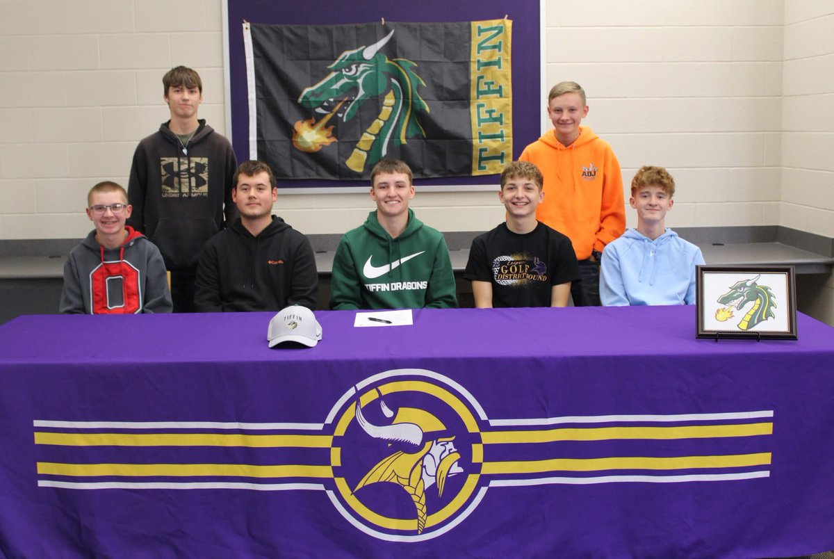 LeipsicG's tweet photo. Congrats to @BrevinBrandt for officially signing with Tiffin University today! Best of luck! 
#Vikingproud https://t.co/lM3uOFQK8l