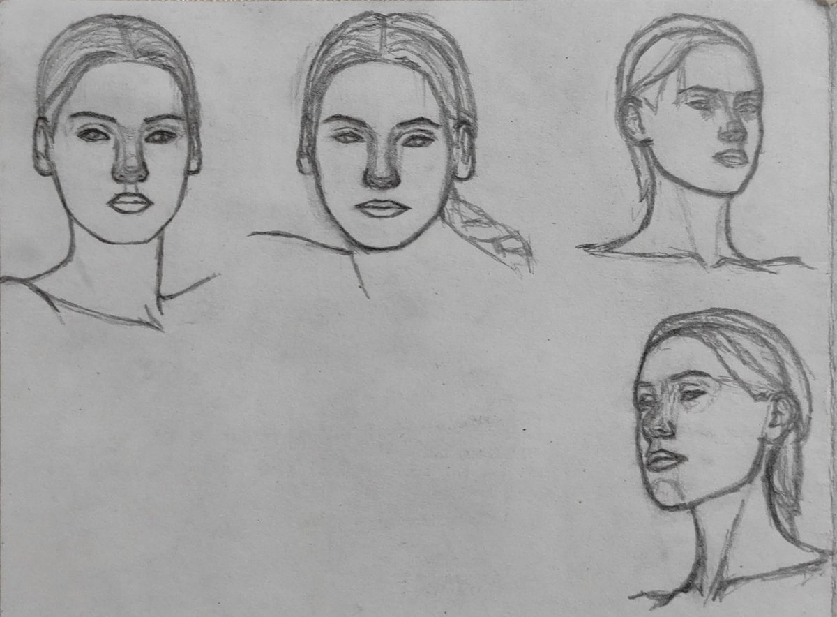 formanth_'s tweet image. Day 54 — A few quick sketches.  

#HeadStudy #ArtPractice #DailySketch