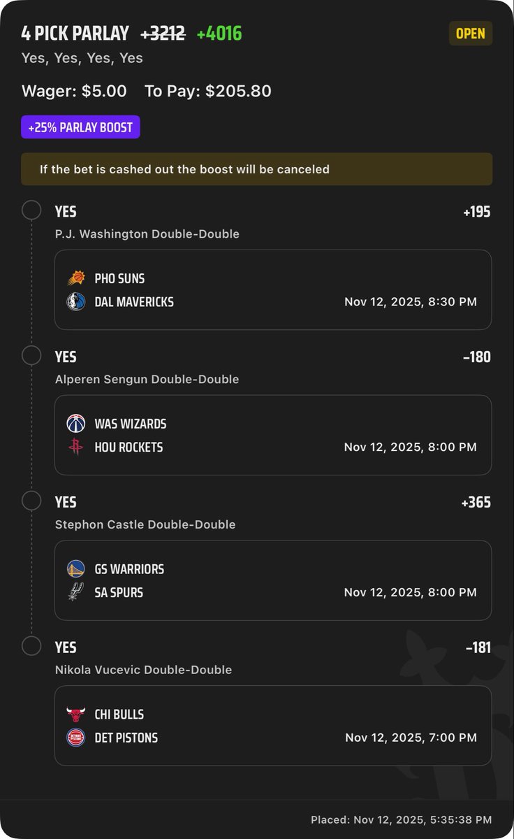 xBETS_Sports's tweet photo. 🔒Double Double Parlay🔒

Last week we missed by one Flagg board for $400. Today we go a little smaller

#betting #BettingX #NBA #nbabets #basketball #CheatSheets #averages #BettingCommunity #bettingtips #xbets https://t.co/ijsBsvAxpp