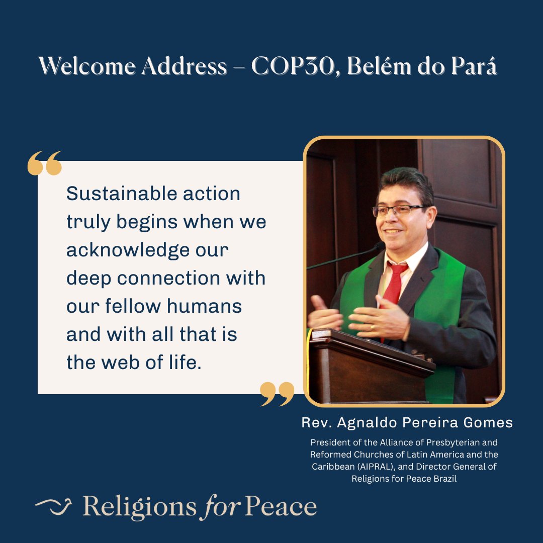 religions4peace's tweet photo. The RfP #COP30 side event, "Ancestral Wisdom and Youth Leadership: Pathways to Sustainable Climate Action," emphasized the critical importance of #interreligious dialogue to address global climate change - calling for increased involvement of young Indigenous stakeholders. https://t.co/oHAcOxn10D
