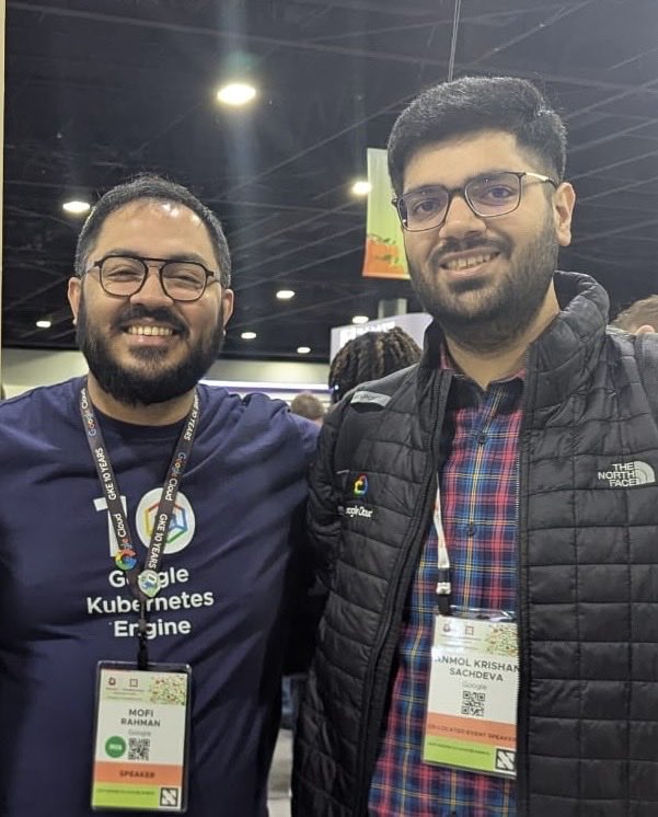 Anmol Krishan Sachdeva 🎤🗣 | #KubeCon #EuroPython tweet media