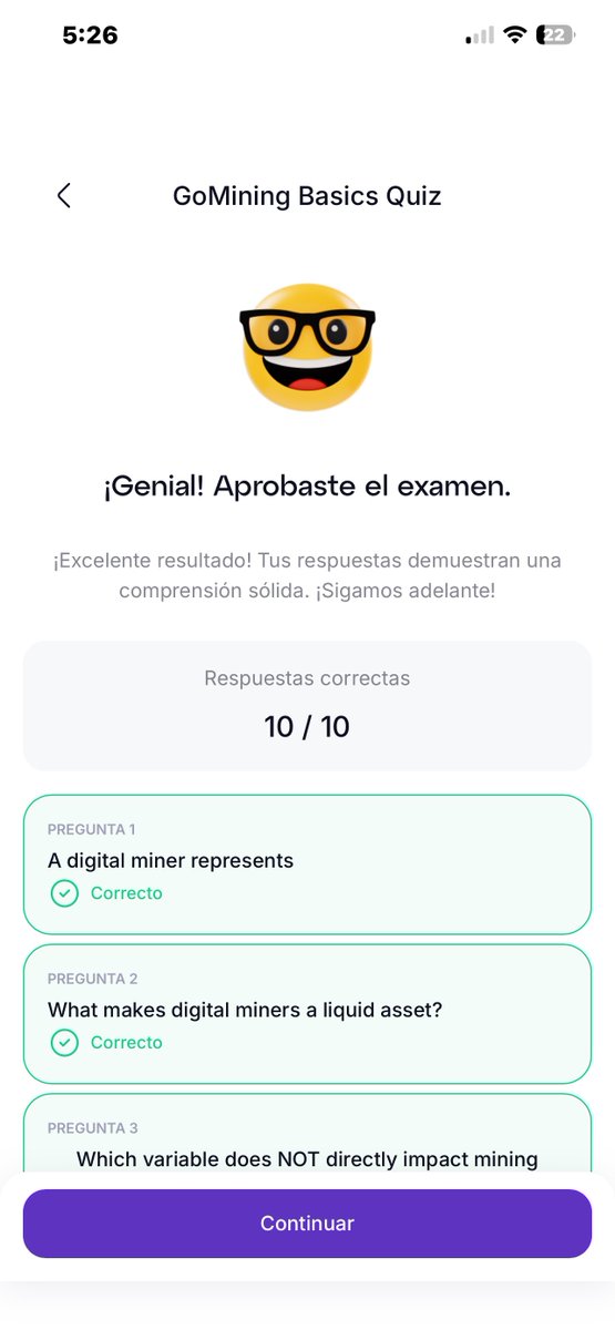 power09990's tweet image. I learned in GoMining academy and  completed the basics academy with 10/10 answers of the quiz!
This rewarded me with a bonus miner of 16th for 4 days!
Bonus miner came back alive 
@GoMining_token
 @TweetscoutApp Here is my certificate of proof 
#GoMining