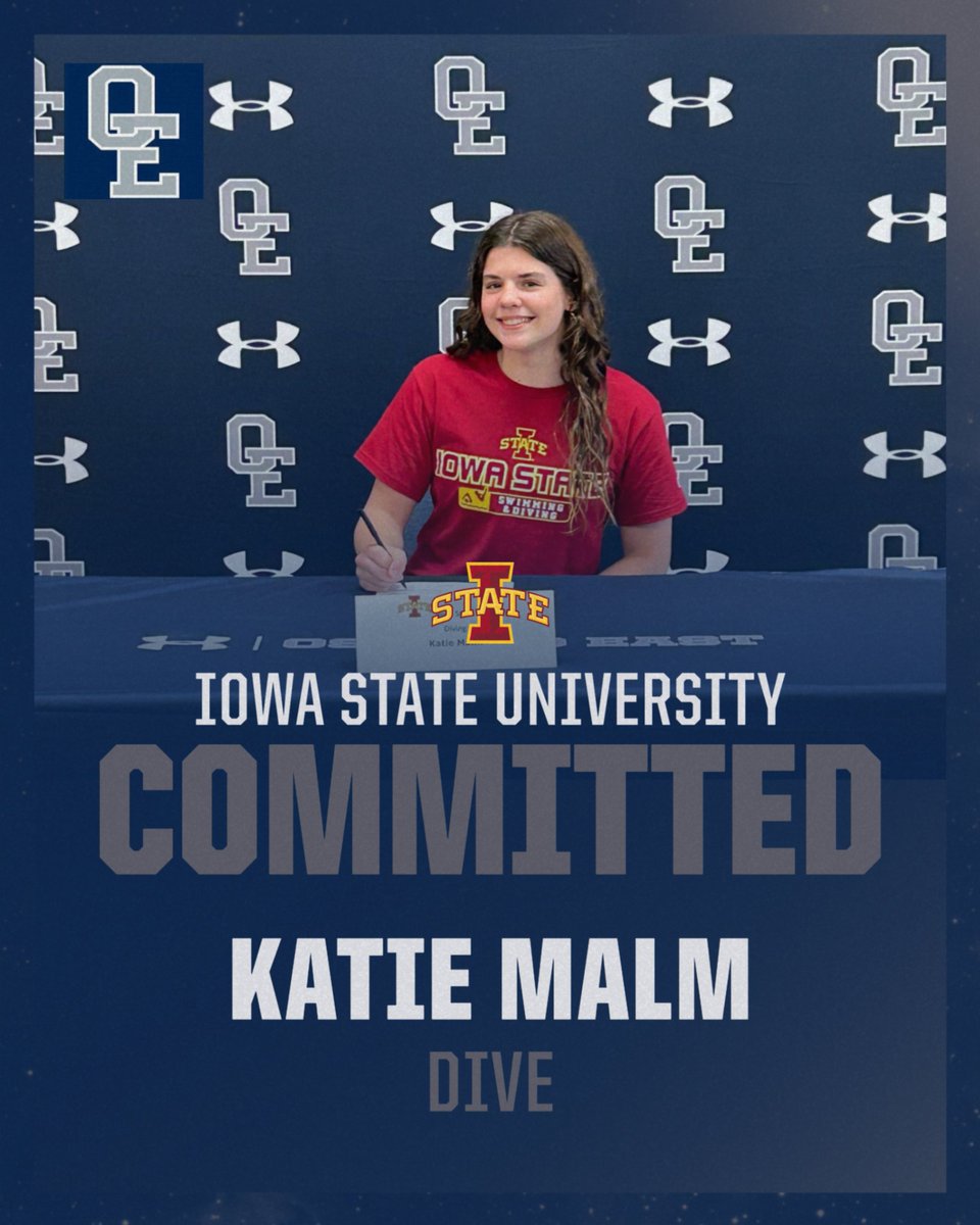 OEHS_GoWolves's tweet image. Congratulations to Katie Malm on her commitment to continue their academic and athletic journey at Iowa State University!