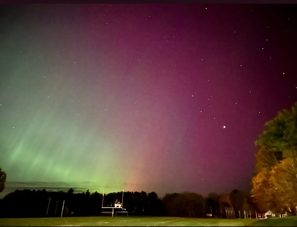 What a view of Sager last night