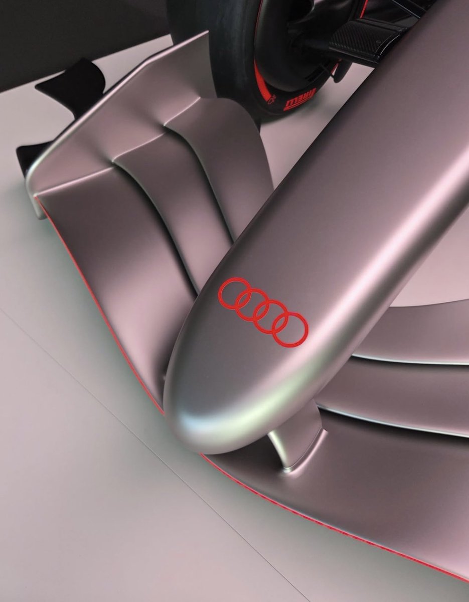 InsideAudiF1's tweet photo. A closer look at the Audi R26. 🖤✨

#F1 #AudiF1Team #AudiF1Project https://t.co/42TZp0CkIP