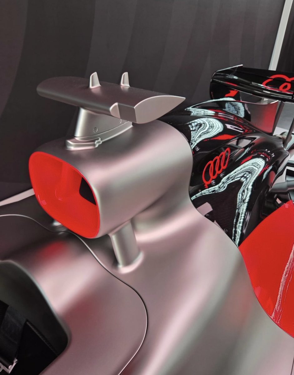 InsideAudiF1's tweet photo. A closer look at the Audi R26. 🖤✨

#F1 #AudiF1Team #AudiF1Project https://t.co/42TZp0CkIP