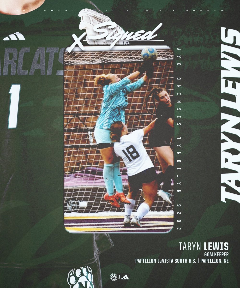 NWBearcatSOC's tweet image. WALL MODE ACTIVATED 🧤🛡️💚
TARYN LEWIS brings focus, energy &amp;amp; grit to the Bearcat team! ⚡🐾
#BearcatSoccer #SignedWithTheCats #Classof2026