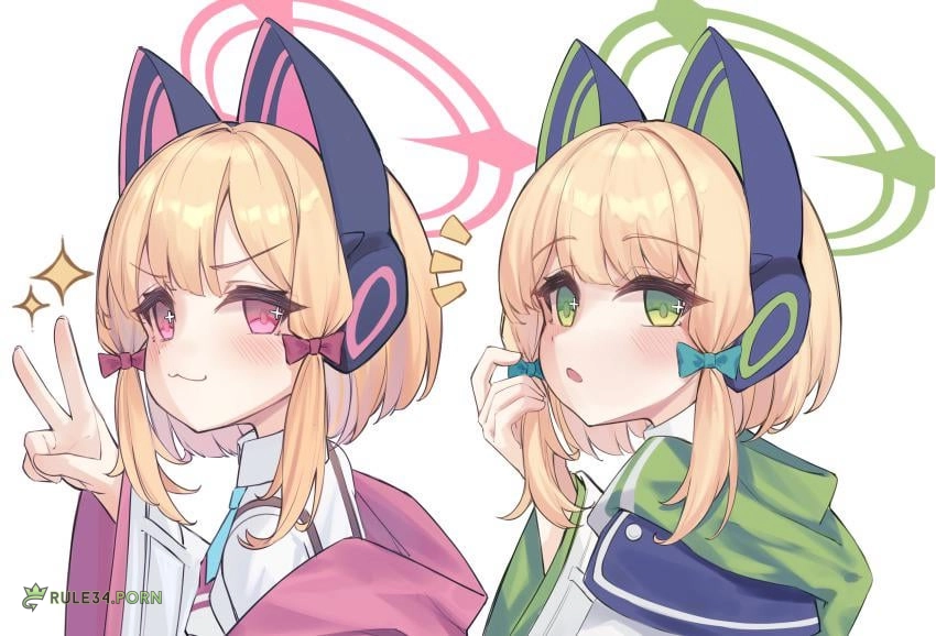 Rule34SFW's tweet image. Cute twin neko waifus
#ecchi #rule34