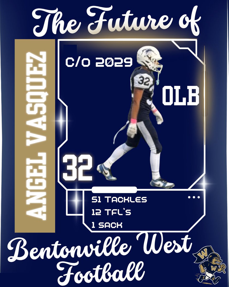 WestFootball_9's tweet image. IT DOESN&apos;T STOP WITH ONLY 4! These next Wolverines KILLED IT on our Freshman Team! They BLEED Navy &amp;amp; Gold! #TCC #VVR #FINISHEMPTY @BVille_West_FB