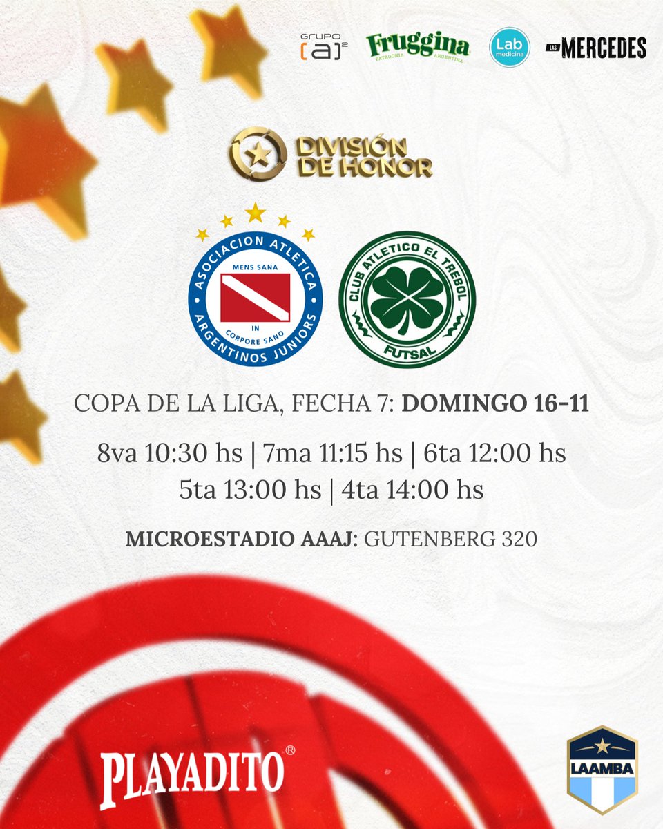 FutsalFemAAAJ's tweet image. #AAAJ 🏆 Finde clave en la copa

#ElSemilleroDelMundo 🌎 tiene un duelo más que importante en la lucha por la Copa de La Liga @LAAMBAOK.

👉 Las Bichas buscan igualar la a Pampero en la cima de la tabla y por la 7° fecha se enfrentarán con el otro escolta, El Trébol de Haedo. 🐞