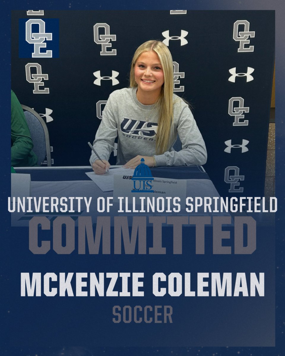 OEHS_GoWolves's tweet image. Congratulations to MaKenzie Coleman on her commitment to continue their academic and athletic journey at the University of Illinois Springfield!