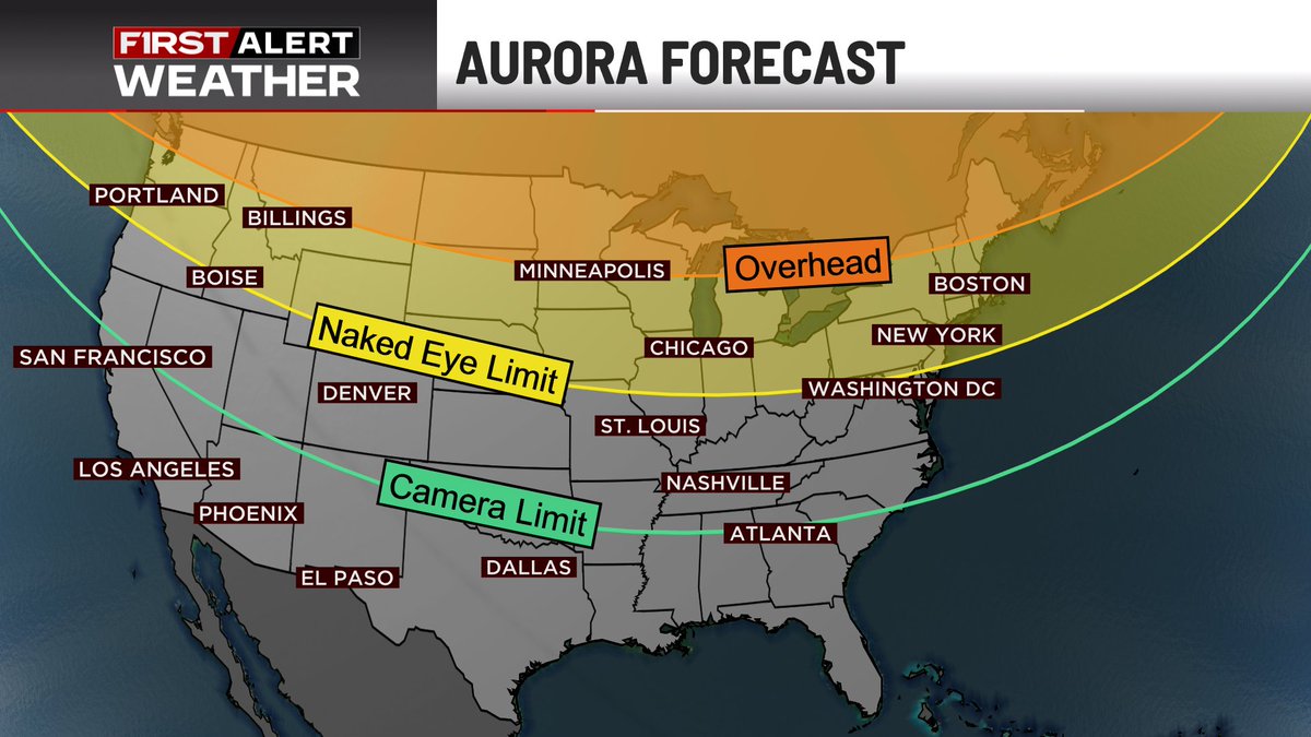 Looking at the latest data from the solar flare slamming into Earth right now, and it doesn't look like tonight's #aurora display will be as impressive. Still very RARE to even have the opportunity to see the #NorthernLights this far south.