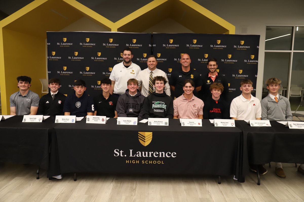 stlbaseball1's tweet image. Congratulations to our Viking Warriors on signing today!
#VikingWarriors