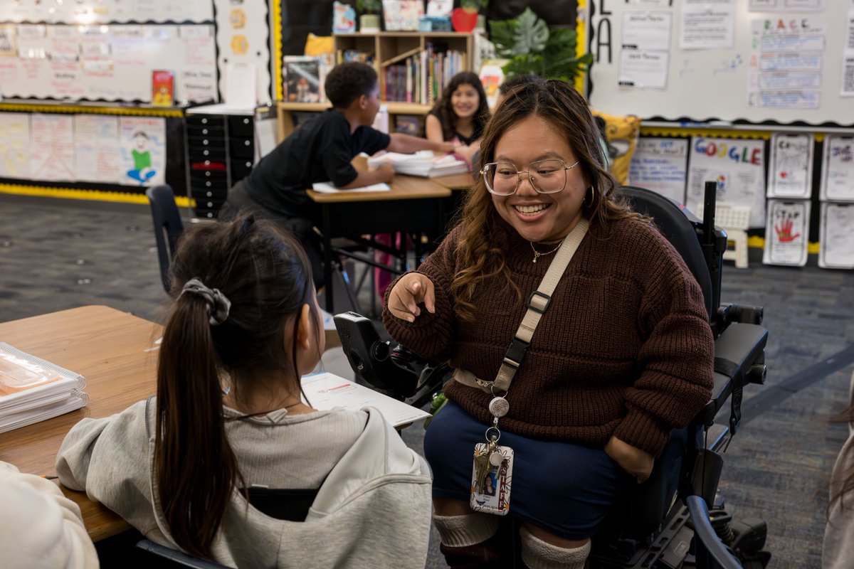 Cherry Khem at Herrera Elementary School is our Teacher in the Spotlight! Her thorough preparation, clear instruction and established routines set her students up for success every day.  Thank you, Cherry, for all that you do!