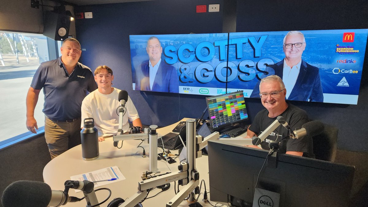 NOW |

#AFLDraft hopeful Fred Rodriguez joins <a href="/ScottyCummings_/">Scotty Cummings</a> and <a href="/TimGossage/">Tim Gossage 🤓</a> LIVE in the studio!

Tune in: sen.com.au/listen