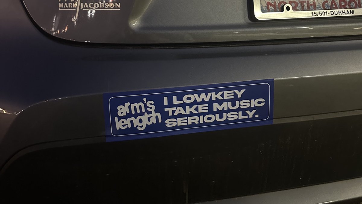 consider my bumper sticker virginity TAKEN! <a href="/armslengthblues/">arm’s length</a>