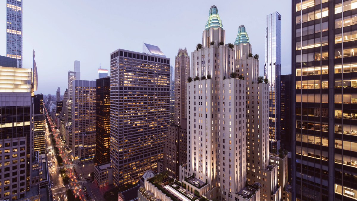 JoshuaSteinman's tweet image. Waldorf Astoria NYC opens this month.

I think Art Deco might be back.