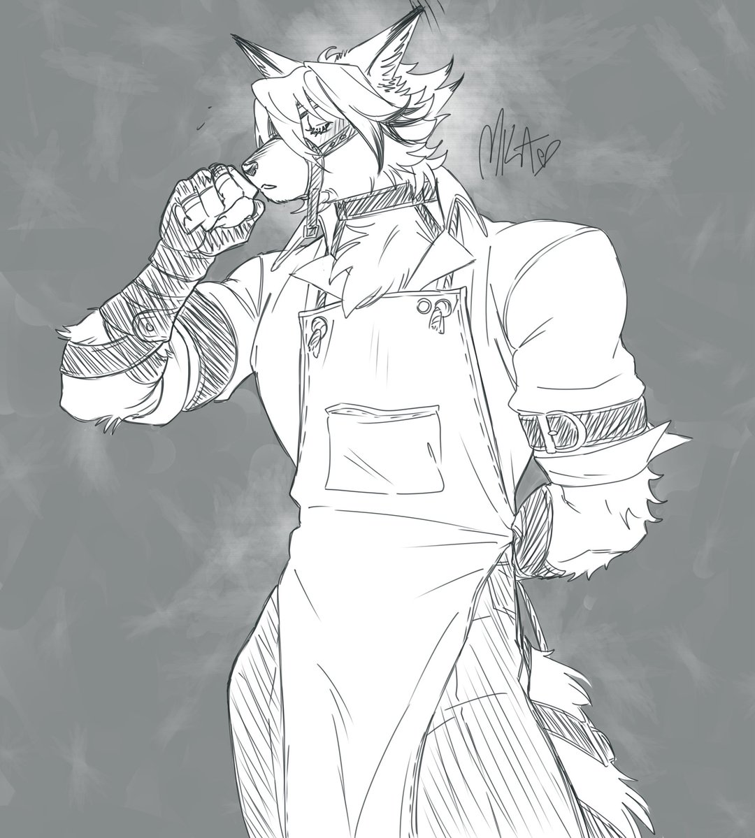 Im still stuck on lycaon in an apron ☺️