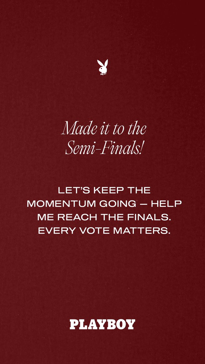 fayejackson419's tweet image. I’m in the Semi Finals for @Playboy 

Thank yall soooooo sooooo much and keep voting me into the finals!!!!!

vote.playboy.com/fayejackson419