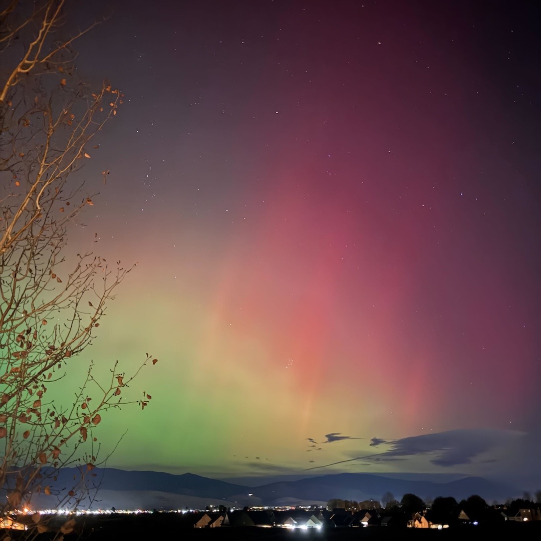 Still in awe after last night's visit from the northern lights. ✨