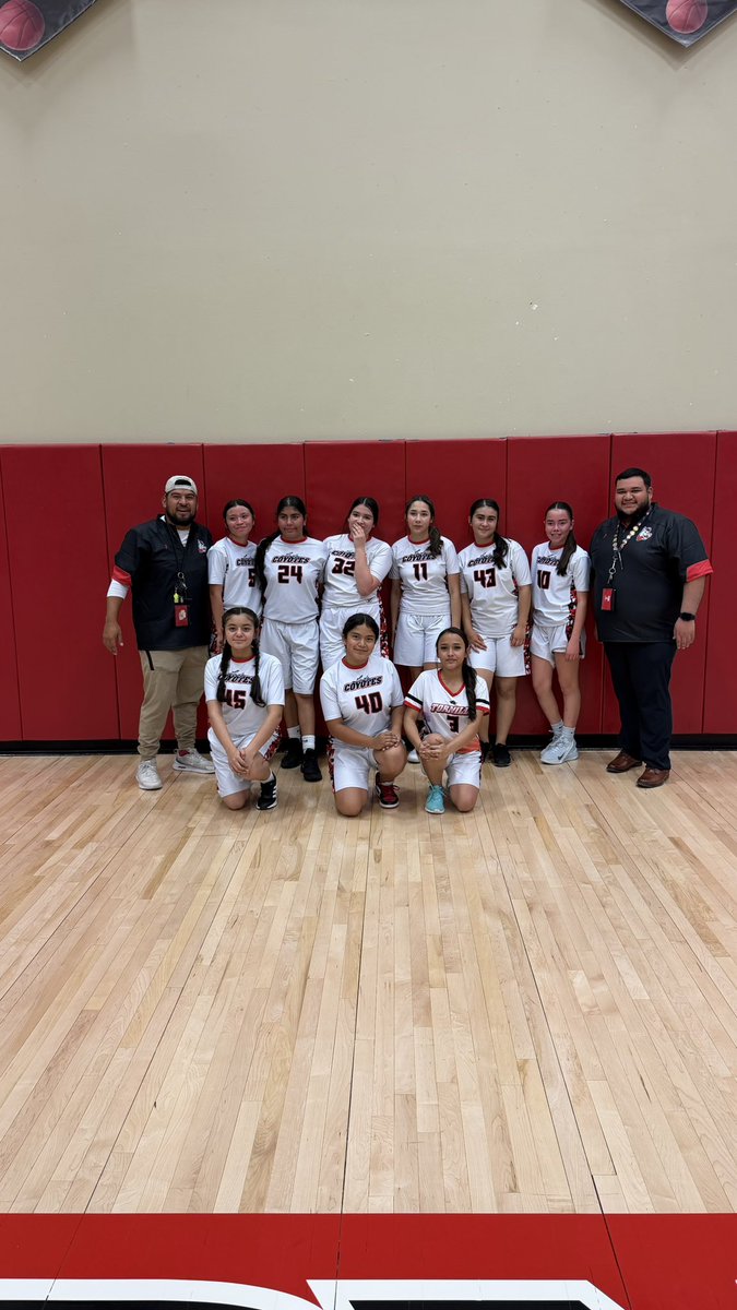 What a way to end a Wednesday, our 8th lady coyotes took a win against a very talented GEMS team! Our 7th poured their hearts out but felt short tonight.🏀 #TISDProud❤️🖤❤️

8th 
Coyotes: 38
GEMS: 32

7th
Coyotes: 0
GEMS: 59

<a href="/MLopez_TISD/">Myrna Lopez-Patti, M.Ed</a> <a href="/CoachVega2/">Luis Vega</a>