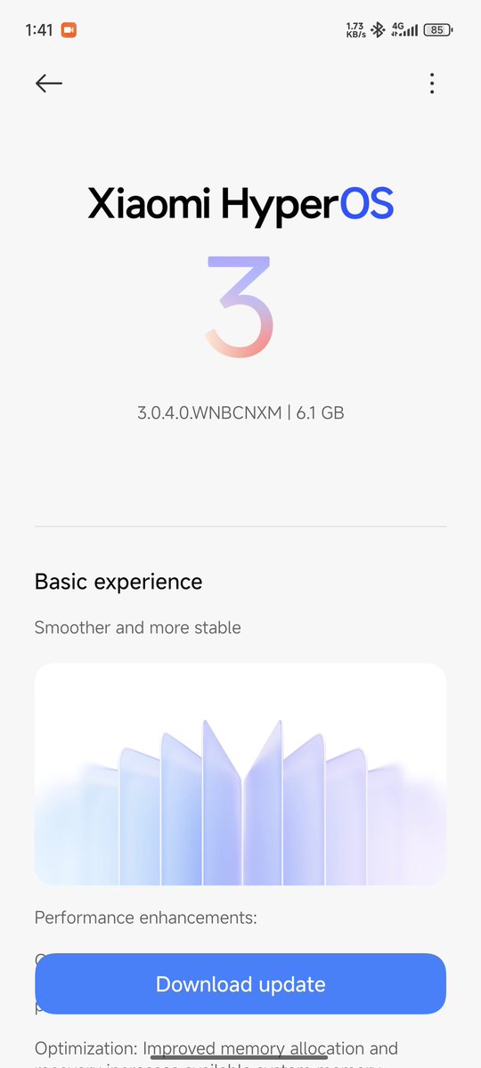 MiFanLikeYou's tweet image. The HyperOS 2.0.4.0 update for the Xiaomi 14 Pro has been released.
#hyperOS #Xiaomi14pro #HyperOS3 #Xiaomi