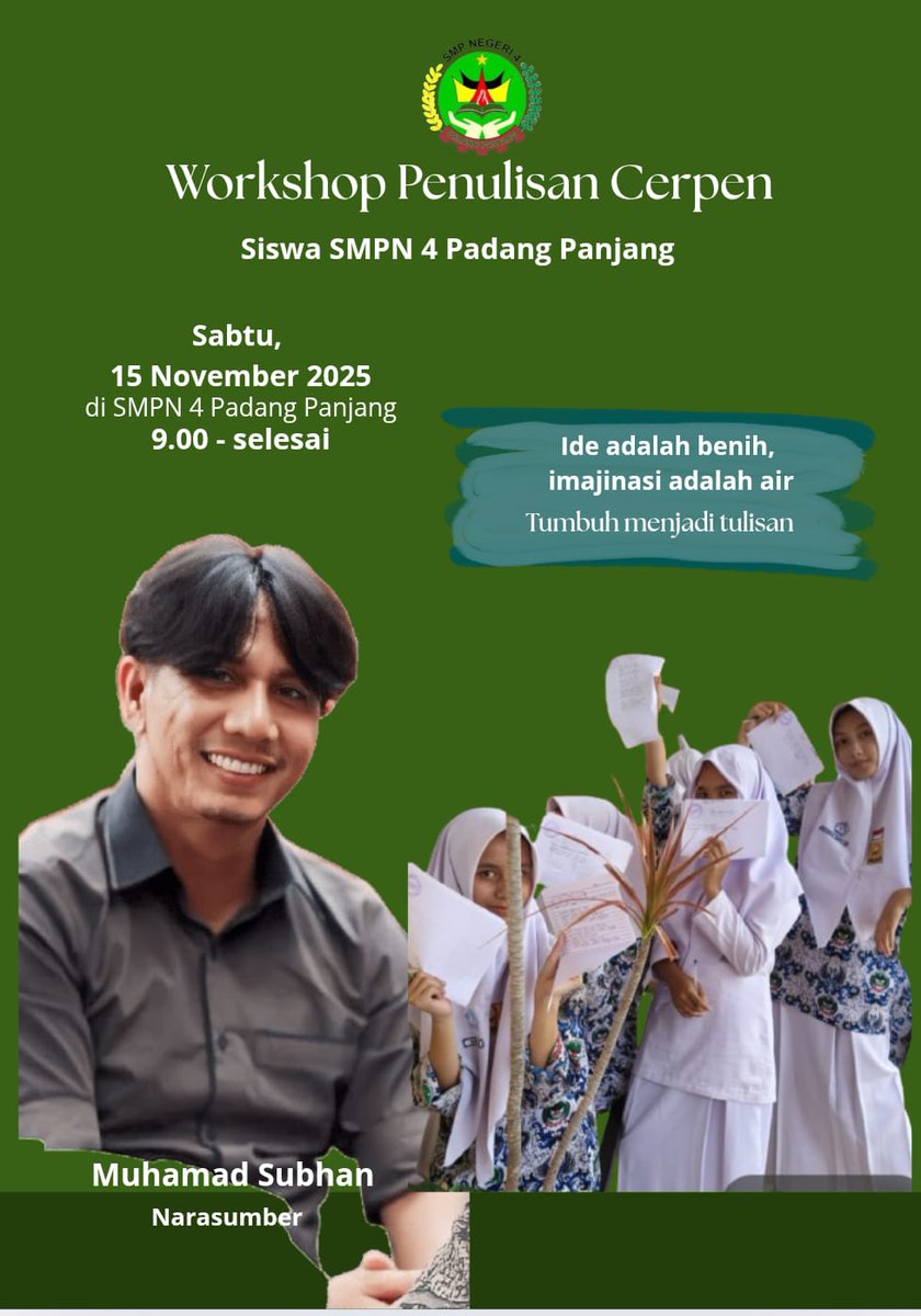 SMP Negeri 4 Padang Panjang, Sabtu, 15 November 2025.