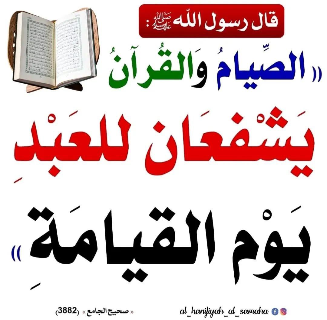 #وبالاسحار_هم_يستغفرون

قال ﷺ | من صام يومًا في سبيلِ اللهِ ، باعدَ اللهُ وجهَهُ عن النَّارِ سبعينَ خريفا.

أستغفر الله العظيم الذي لا إله إلا هو الحي القيوم ، وأتوب إليه ،( ثلاثا)🤍💞