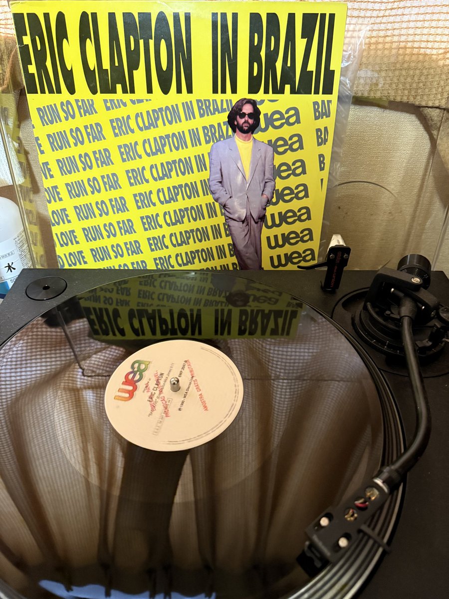 昼休みの1枚🎶 Eric Clapton In Brazil WEA 6WP.2047 1990 Brazil,12