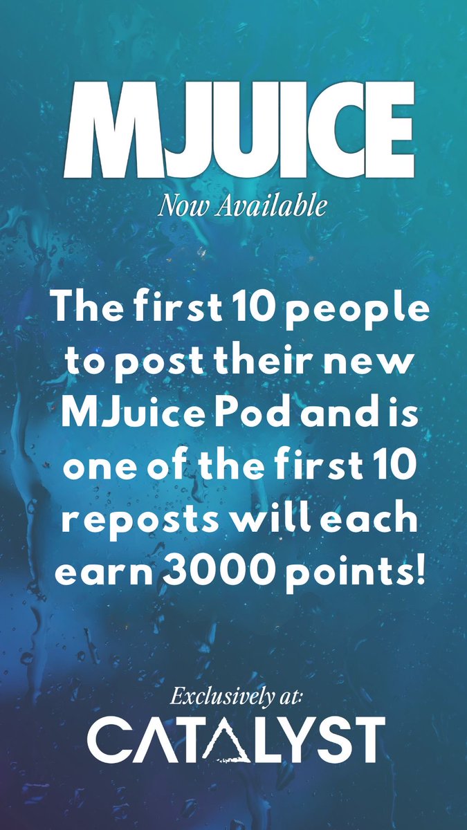 Catalyst_WFTP's tweet image. #mjuice #NEW #productdrop #cannabis #CannabisCommunity #cannabisculture